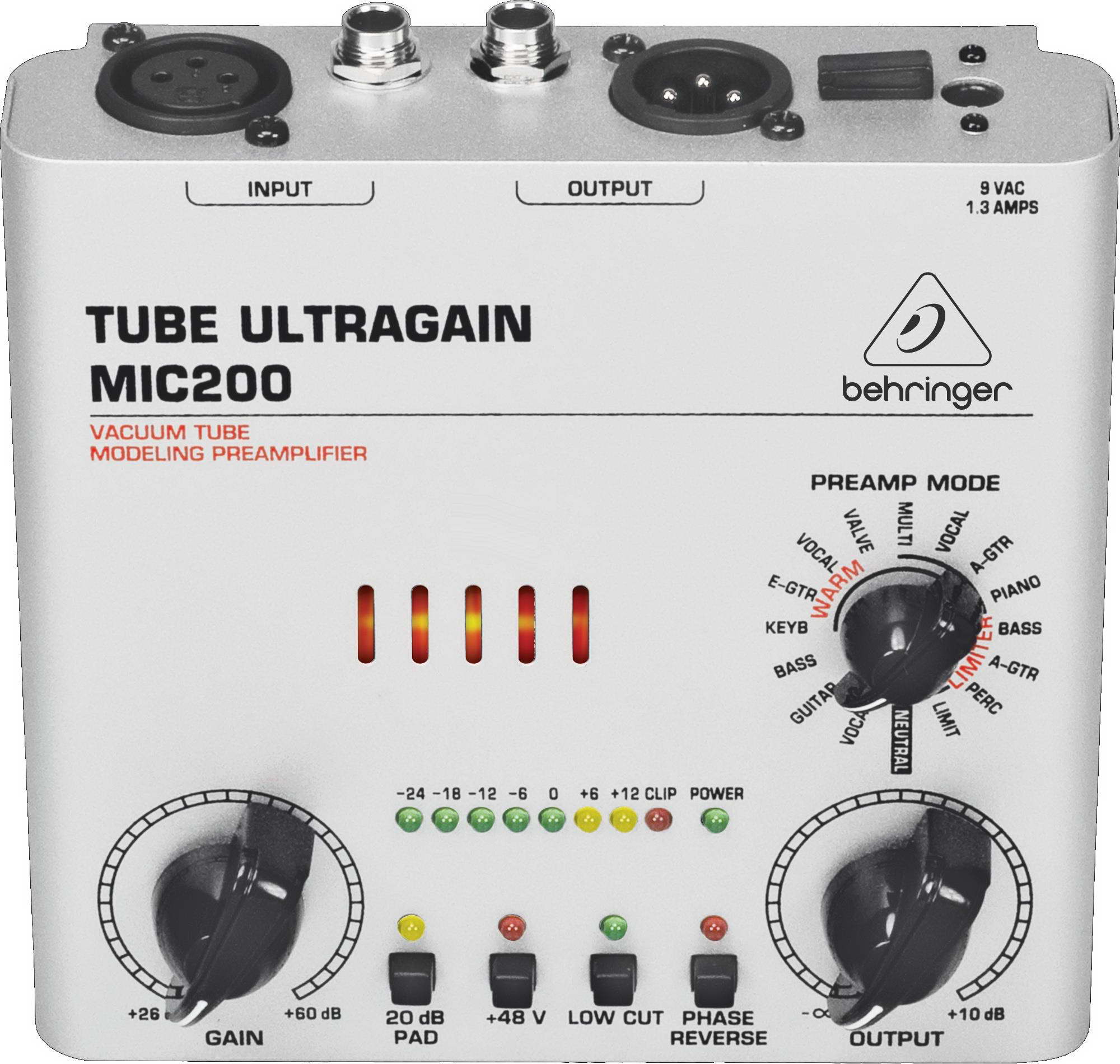 Tube ultragain mic100 схема